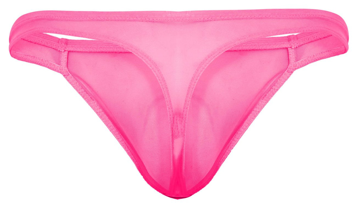 Pikante PIK Amusing Thongs - Fuchsia Mesh