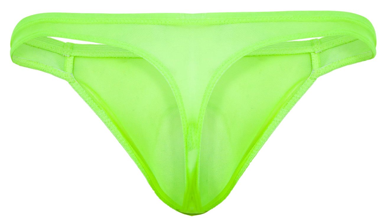 Pikante Men's Underwear PIK 2115 Amusing Thongs Color Neon Green