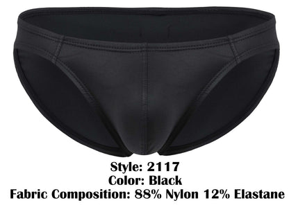 Pikante Men's Underwear PIK 2117 Candy Briefs Color Black