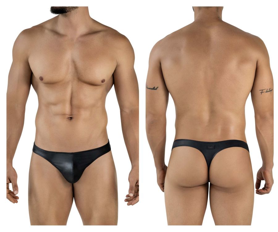 Pikante Men's Underwear PIK 2119 Candy Thongs Color Black
