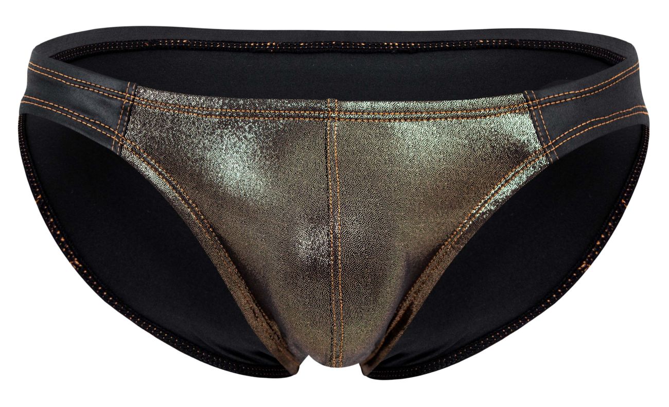 Pikante Men's Underwear PIK 2121 Gold Cup Briefs Color Black