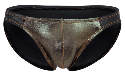 Pikante Men's Underwear PIK 2121 Gold Cup Briefs Color Black