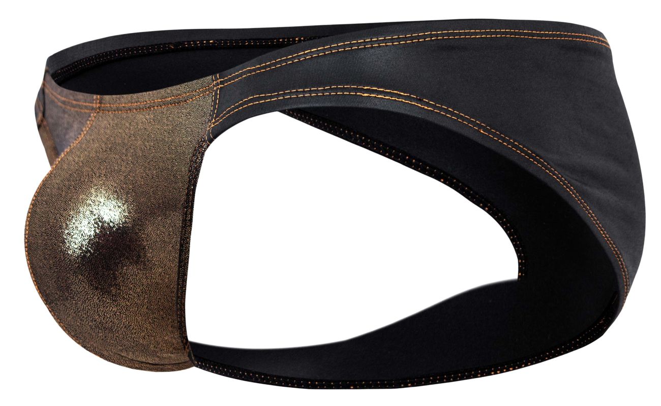 Pikante Men's Underwear PIK 2121 Gold Cup Briefs Color Black