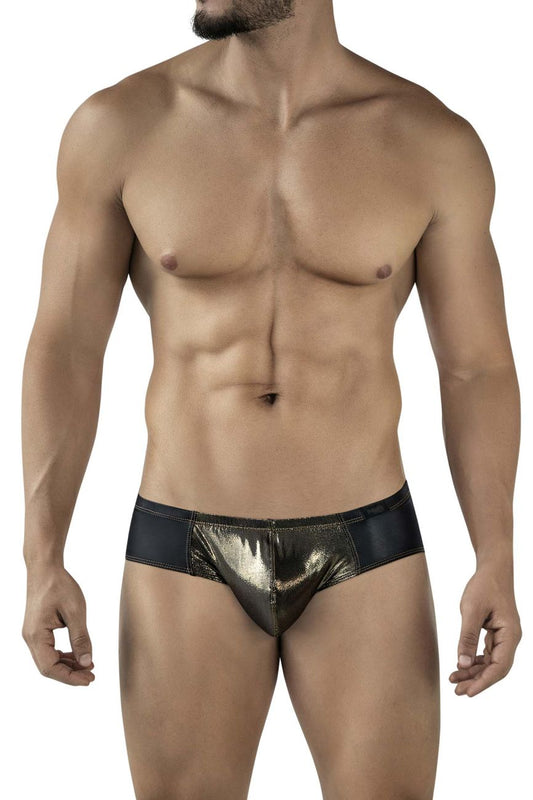 Pikante Men's Underwear PIK 2122 Gold Cup Briefs Color Black