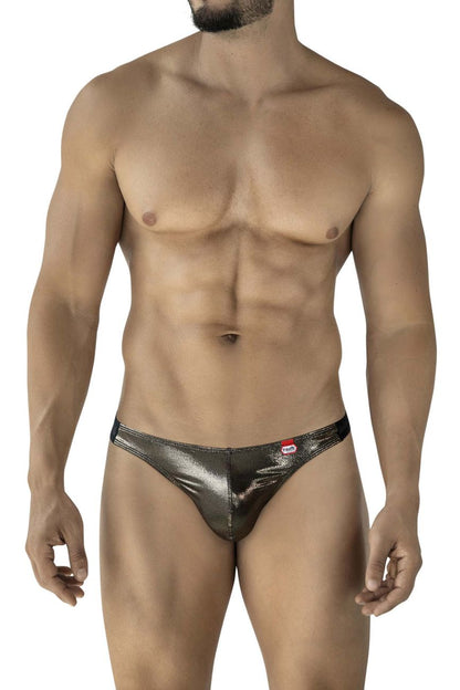 Cup Gold Black Thong - view 2