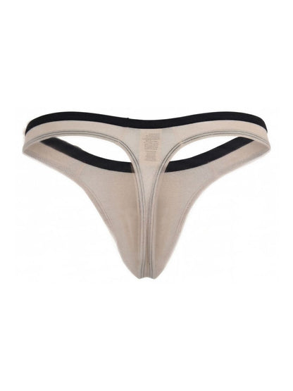 Pikante Men's Underwear 26076 Isis Sleek Thongs Color Beige