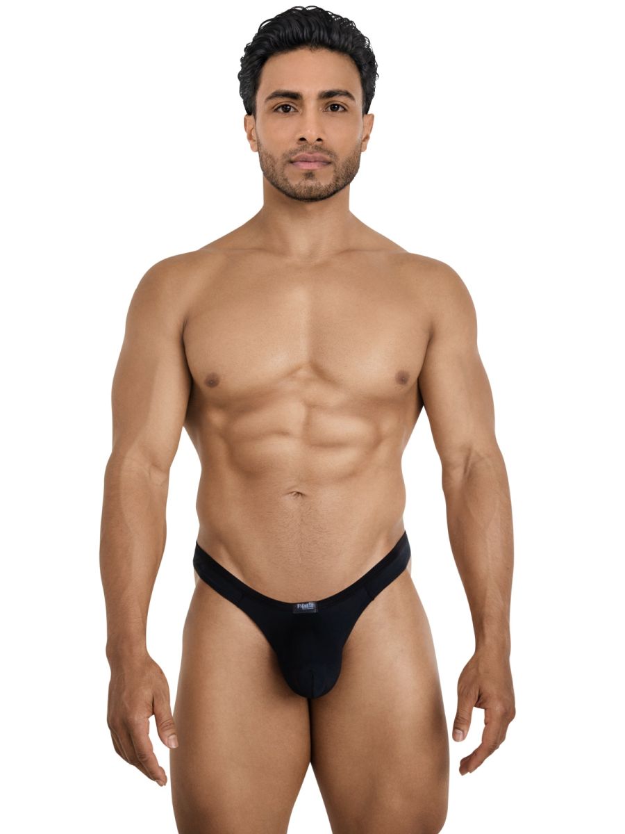 Pikante Men's Underwear Seductive Comfort PIK 26078 Isis Thongs Color Black