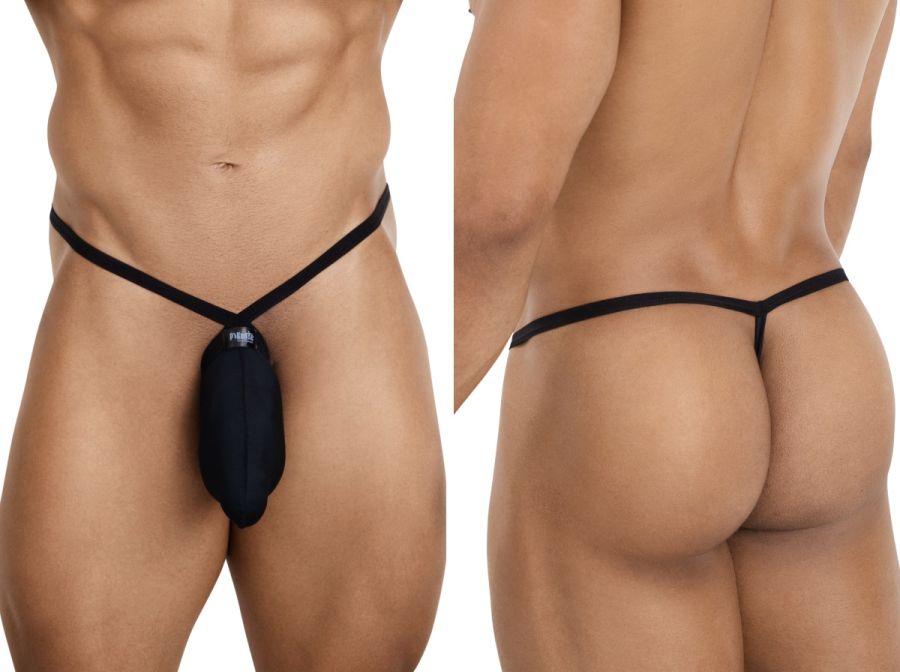Pikante Men's Underwear 26087 Sleek Minimalist G-String Color Black