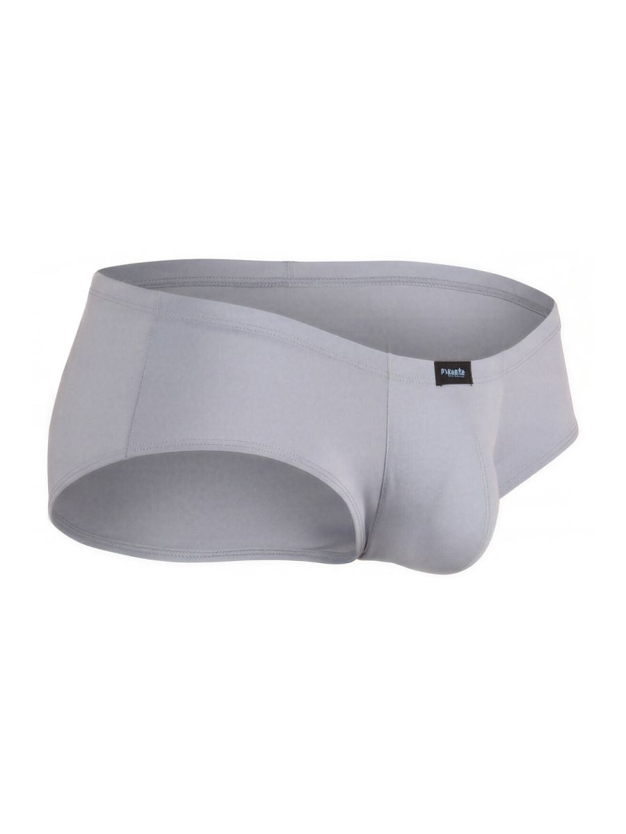 Pikante Men's Underwear PIK 26089 Sleek Thot Trunks Color Gray