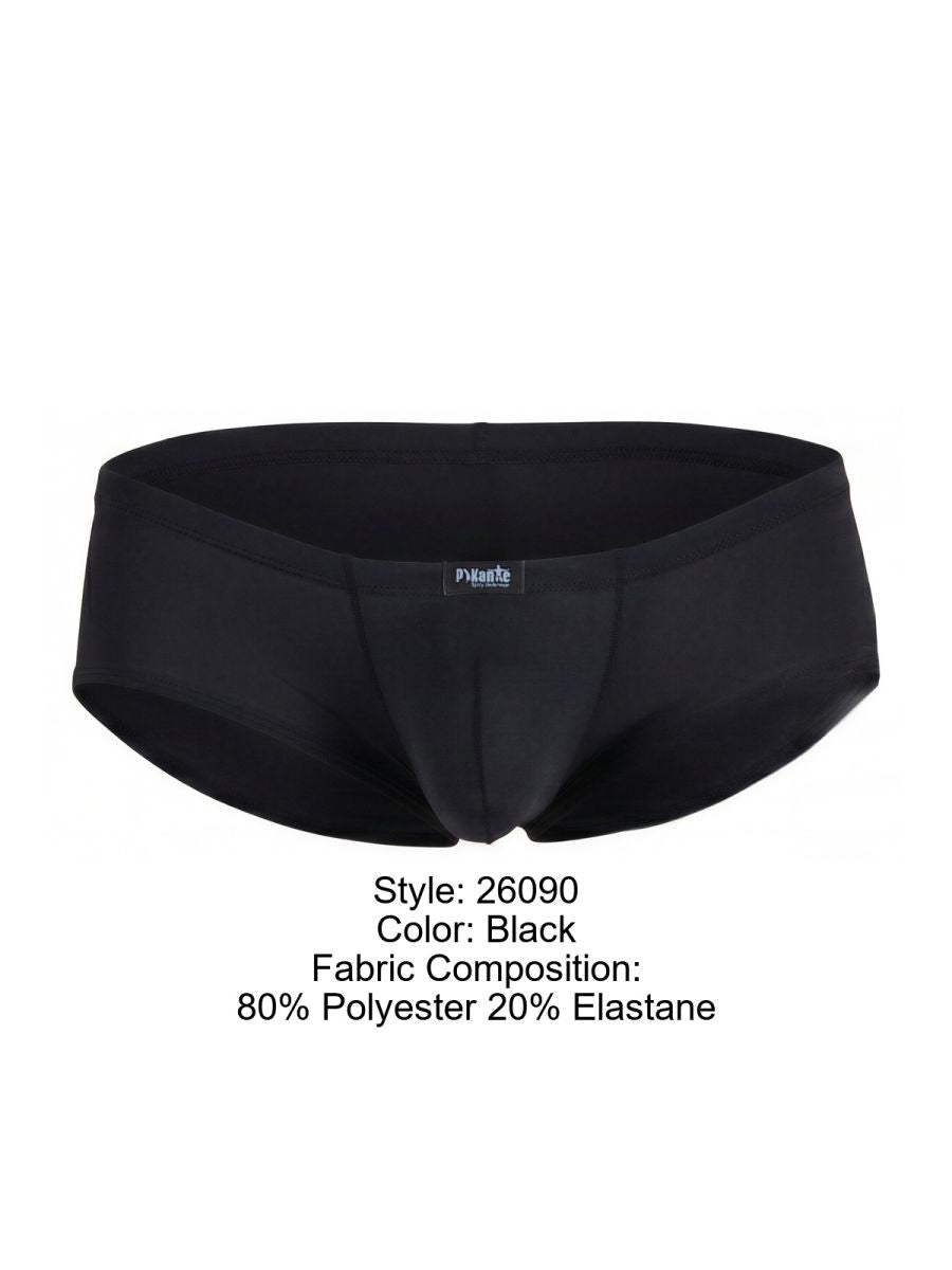 Pikante Men's Underwear PIK 26090 Thot Trunks Color Black