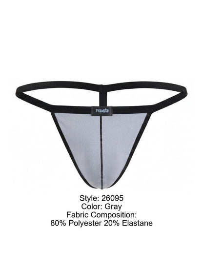 Pikante Men's Underwear PIK 26095 Nut G-String color Gray Color Gray