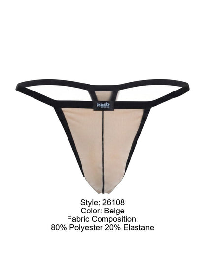 Pikante Men's Underwear PIK 26108 Khonsu Thongs Color Beige