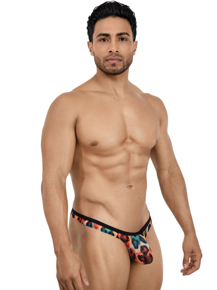 Pikante Men's Underwear 26124 Animal Print Thongs Color Multi-colored