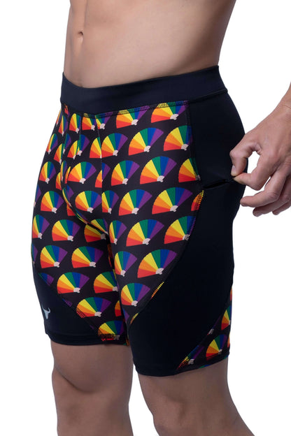 Pride Fans Shorts | MEN Shorts | Matador Meggings | OUTFAIR | OUTFAIR