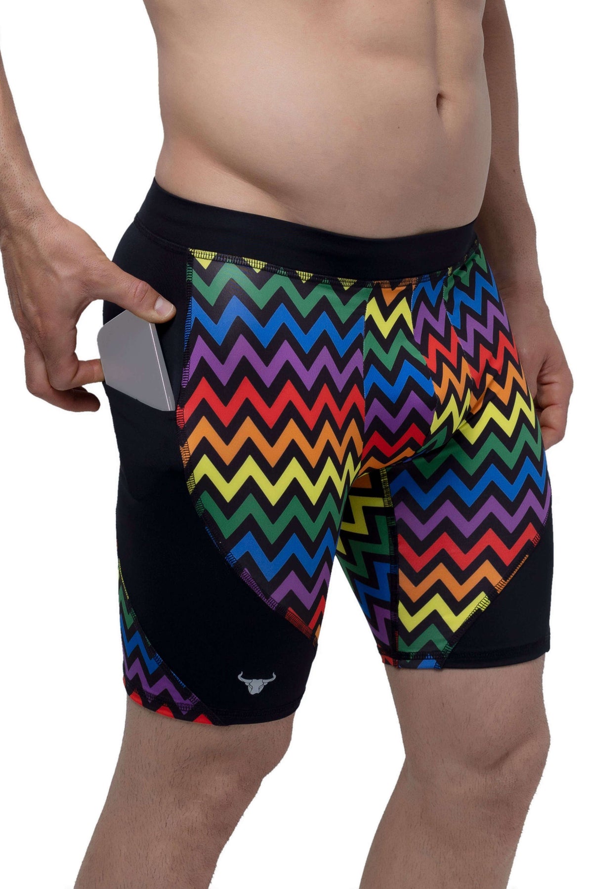 Pride Zigzag Shorts | MEN Shorts | Matador Meggings | OUTFAIR | OUTFAIR