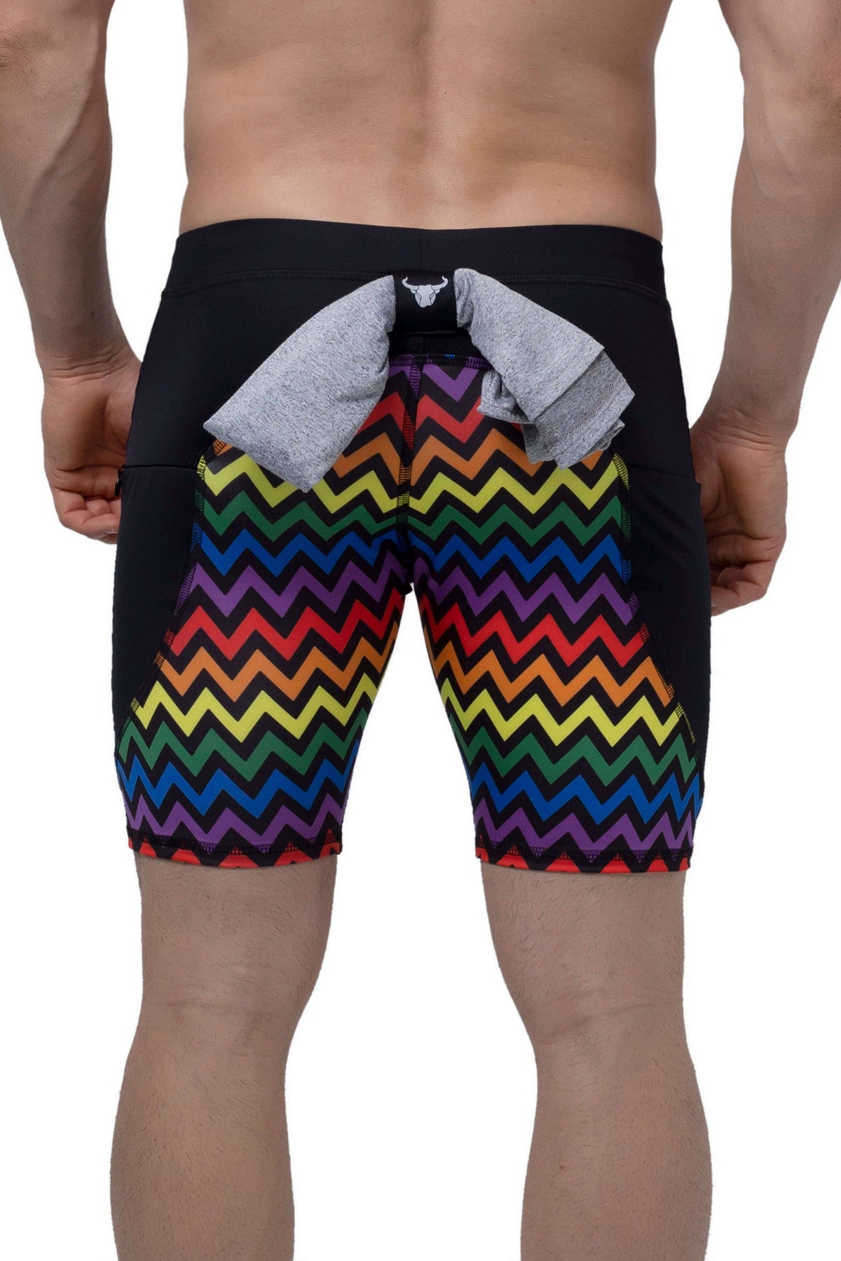 Pride Zigzag Shorts | MEN Shorts | Matador Meggings | OUTFAIR | OUTFAIR