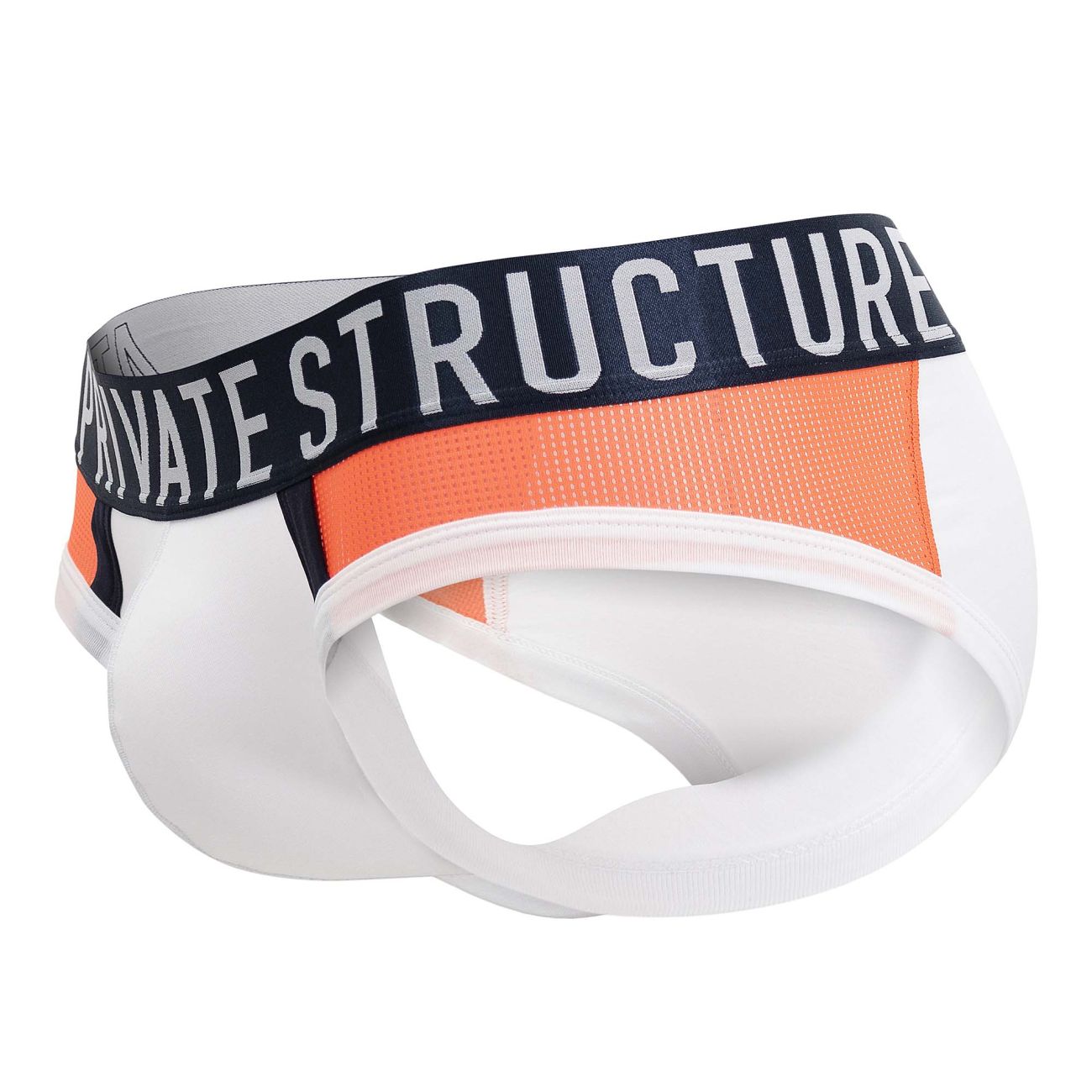 Private Structure Men's Underwear BAUT4388 Athlete Mini Briefs Color White League