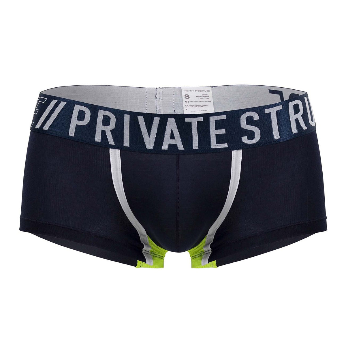 Private Structure Men's Underwear BAUT4389 Athlete Trunks Color Navy Ranger