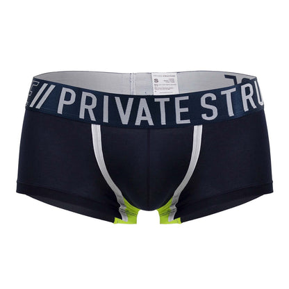 Private Structure Men's Underwear BAUT4389 Athlete Trunks Color Navy Ranger