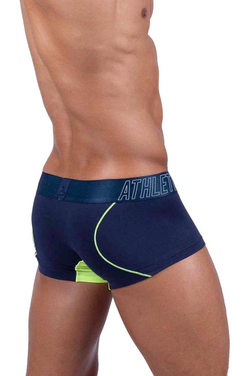 Private Structure Men's Underwear BAUT4389 Athlete Trunks Color Navy Ranger