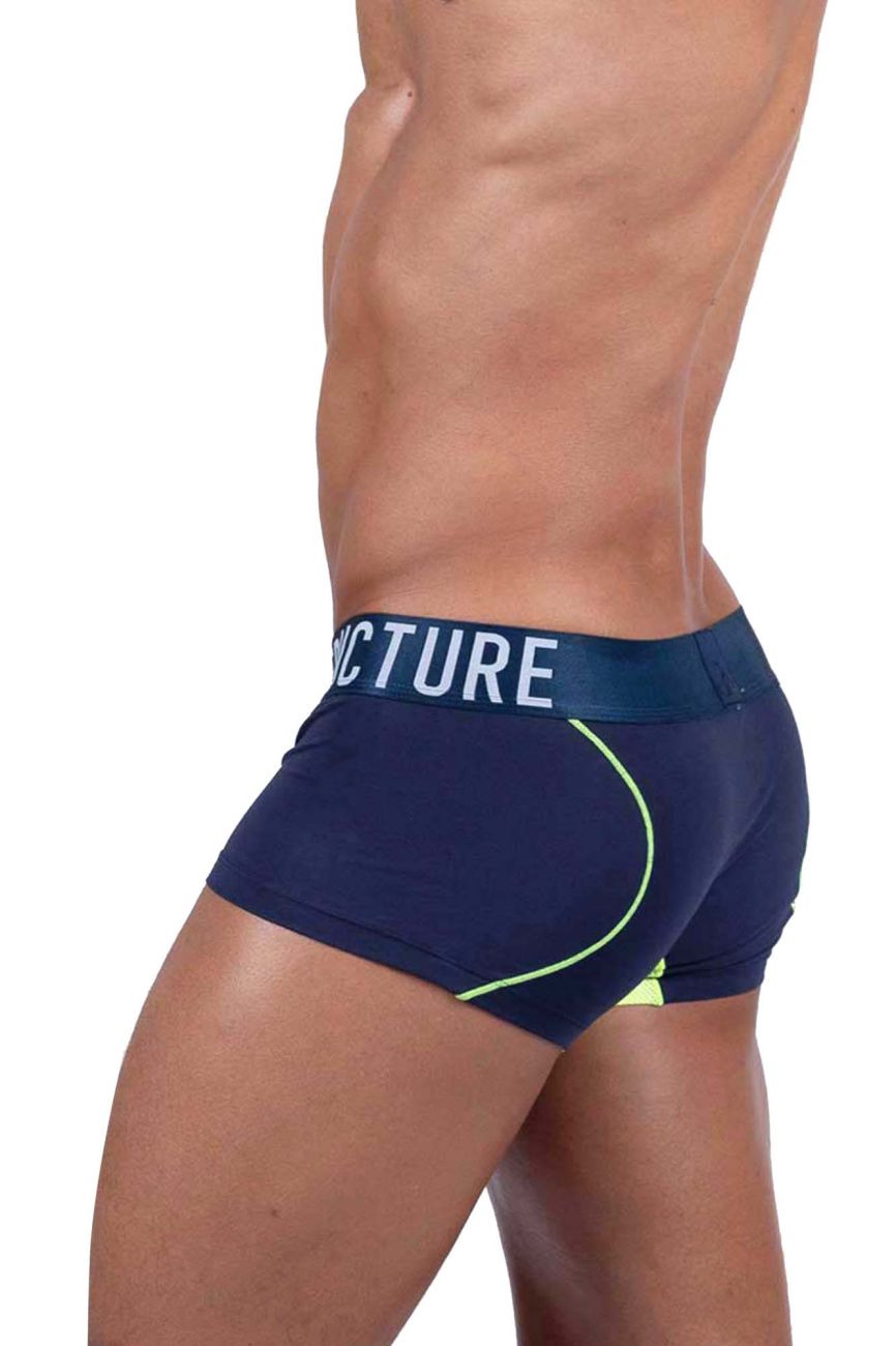 Private Structure Men's Underwear BAUT4389 Athlete Trunks Color Navy Ranger