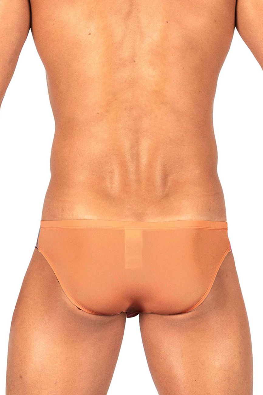 Private Structure Men's Underwear BRUT4392 Bare Bikini Color Orange