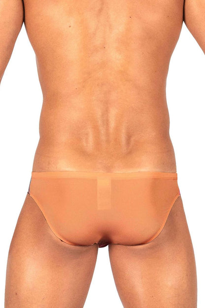 Private Structure Men's Underwear BRUT4392 Bare Bikini Color Orange