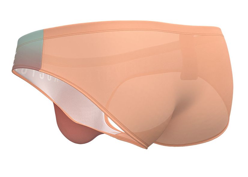 Private Structure Men's Underwear BRUT4392 Bare Bikini Color Orange