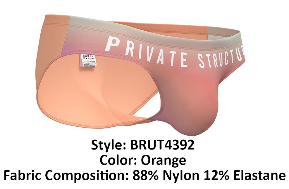 Private Structure Bare Bikini - Orange