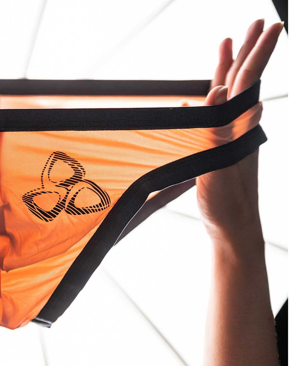 Private Structure Men's Underwear BRUT4393 Bare Bikini Color Orange