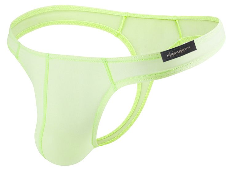 Private Structure Men's Underwear DGEMU3545BT Desire Glaze Thong Color Lime