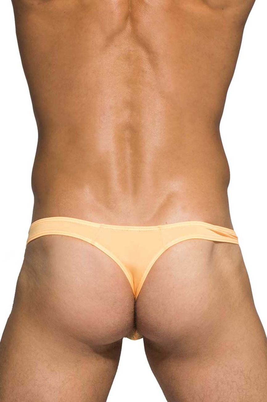 Private Structure Men's Underwear DGEMU3545BT Desire Glaze Thong Color Orange