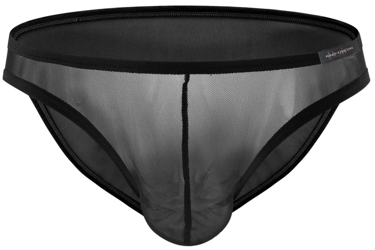 Private Structure Men's Underwear DIAMU3455BT Desire Intima Low Rise Bikini Color Black