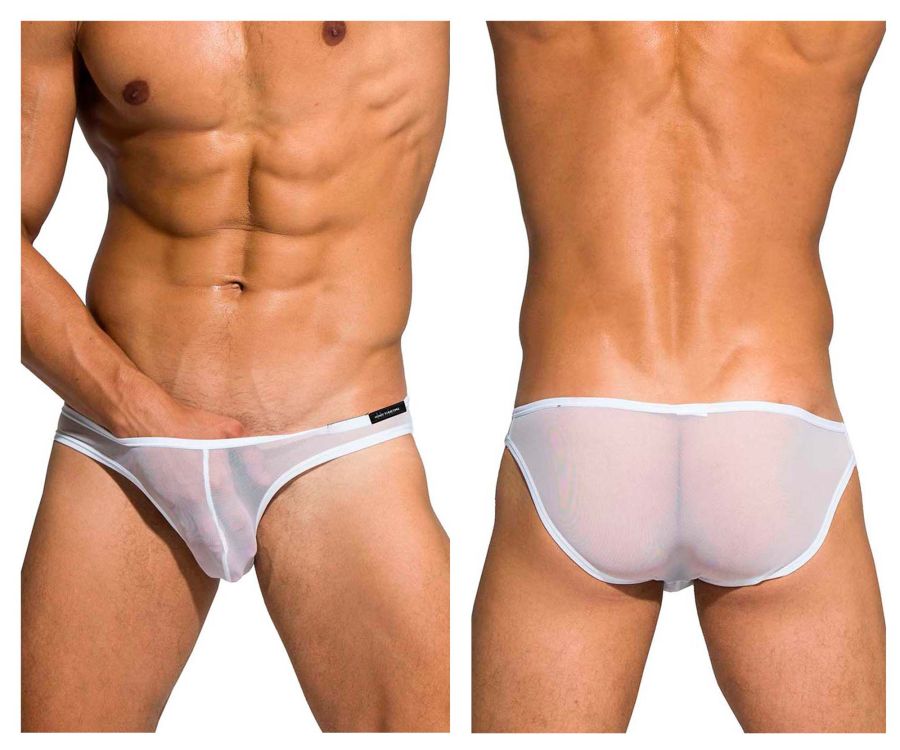 Private Structure Men's Underwear DIAMU3455BT Desire Intima Low Rise Bikini Color White