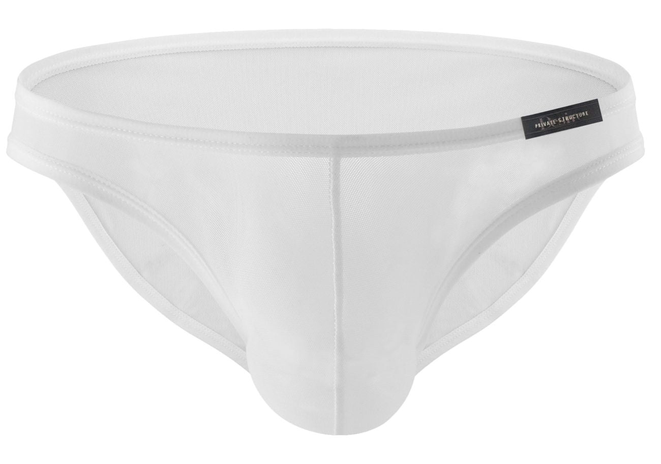 Private Structure Men's Underwear DIAMU3455BT Desire Intima Low Rise Bikini Color White