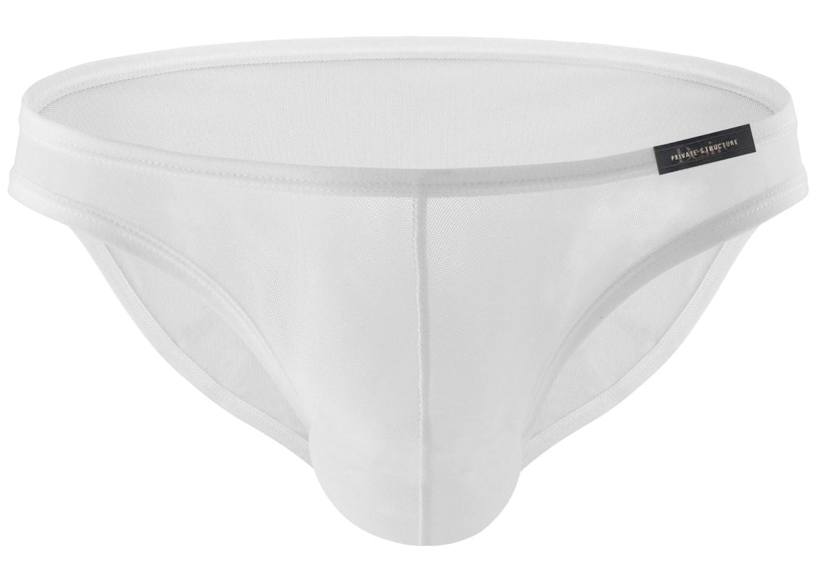 Private Structure Men's Underwear DIAMU3455BT Desire Intima Low Rise Bikini Color White