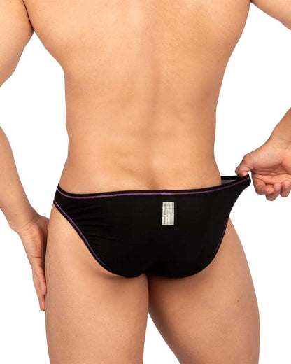 Private Structure Men's Underwear EPUS4563 Prime Eutopia Bikini Brief Color Charcoal