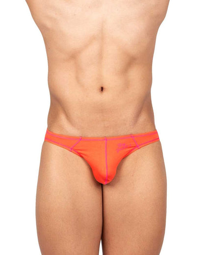 Private Structure Men's Underwear EPUS4563 Prime Eutopia Bikini Brief Color Tangarine