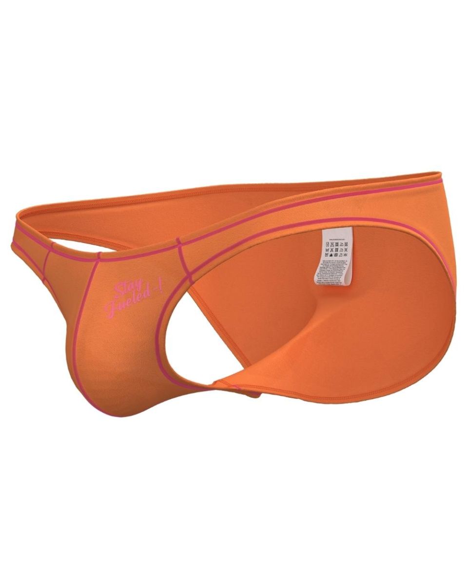 Private Structure Men's Underwear EPUS4563 Prime Eutopia Bikini Brief Color Tangarine