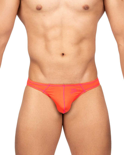 Private Structure Men's Underwear EPUS4563 Prime Eutopia Bikini Brief Color Tangarine