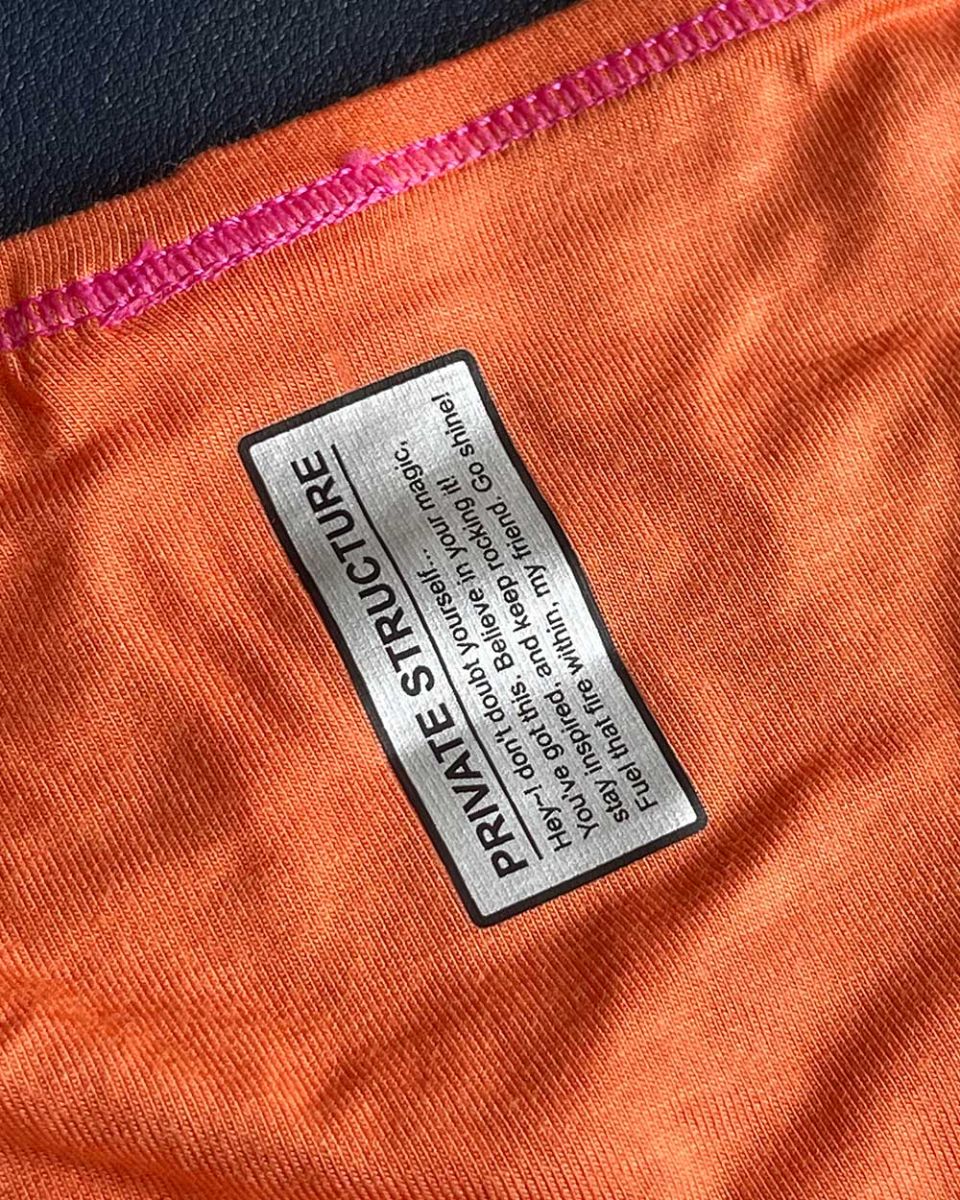 Private Structure Men's Underwear EPUS4563 Prime Eutopia Bikini Brief Color Tangarine