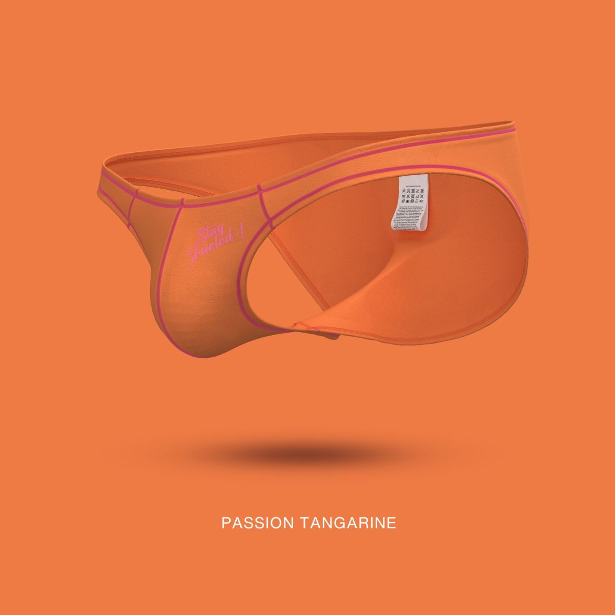 Private Structure Men's Underwear EPUS4563 Prime Eutopia Bikini Brief Color Tangarine