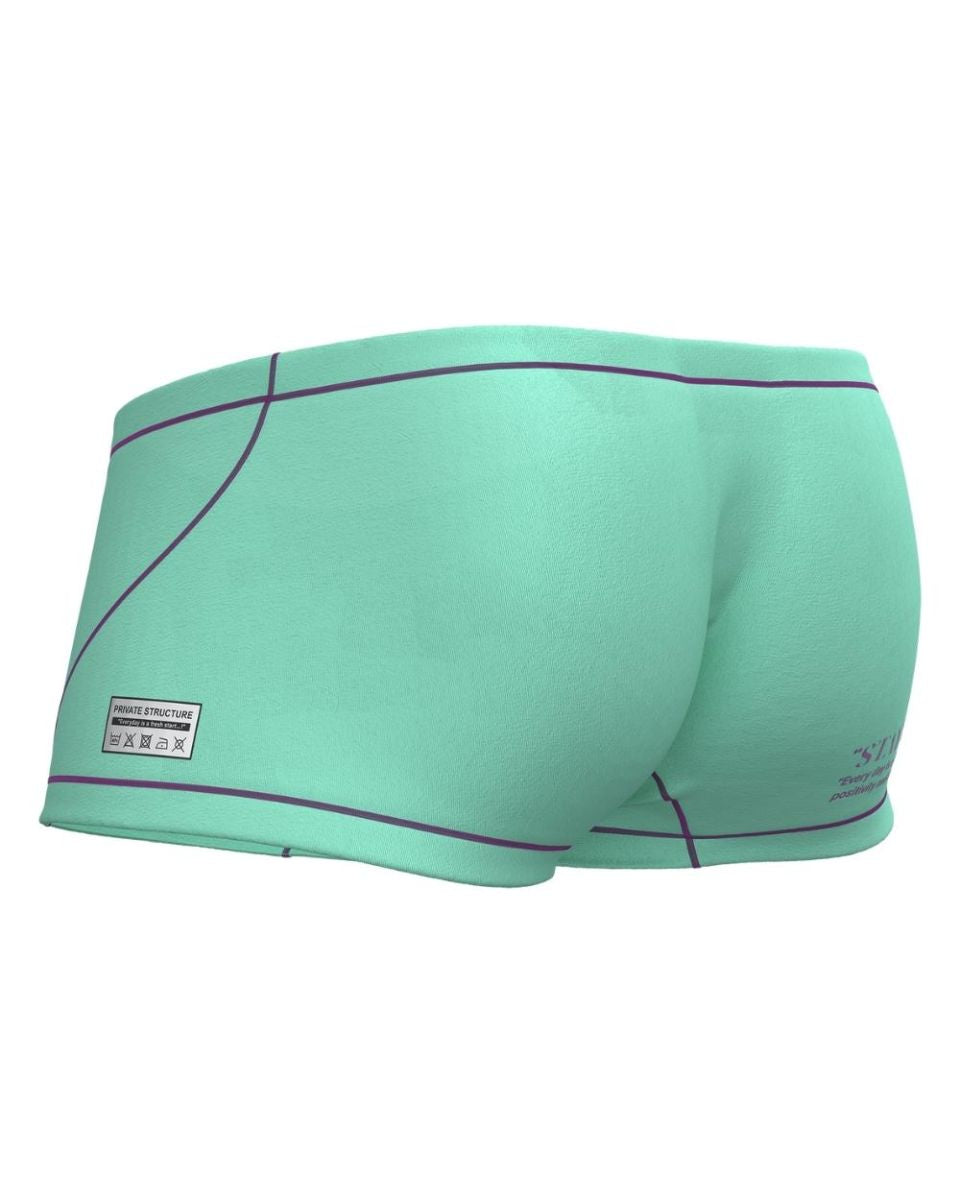 Private Structure Men's Underwear EPUS4570 Prime Elysian Hipster Color Cyan