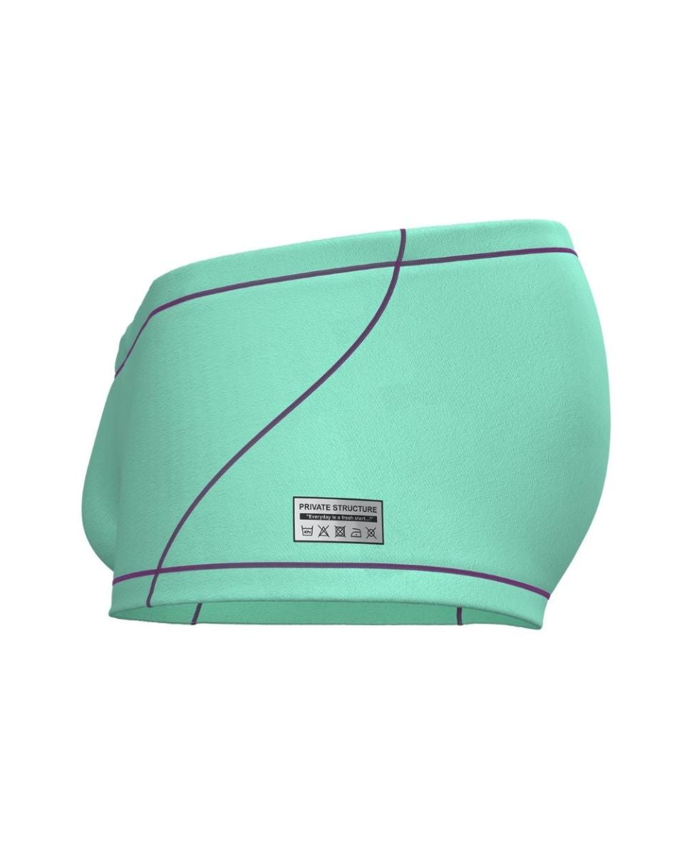 Private Structure Men's Underwear EPUS4570 Prime Elysian Hipster Color Cyan