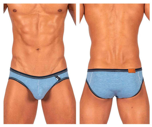 Private Structure Men's Underwear LCUT4358 Barn Boy Low Rise Mini Brief Color Denim