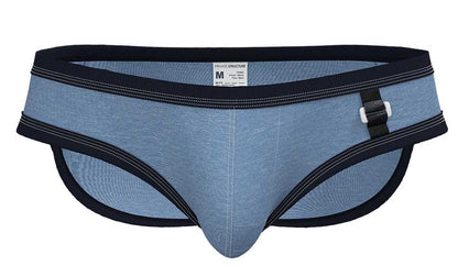 Private Structure Men's Underwear LCUT4358 Barn Boy Low Rise Mini Brief Color Denim