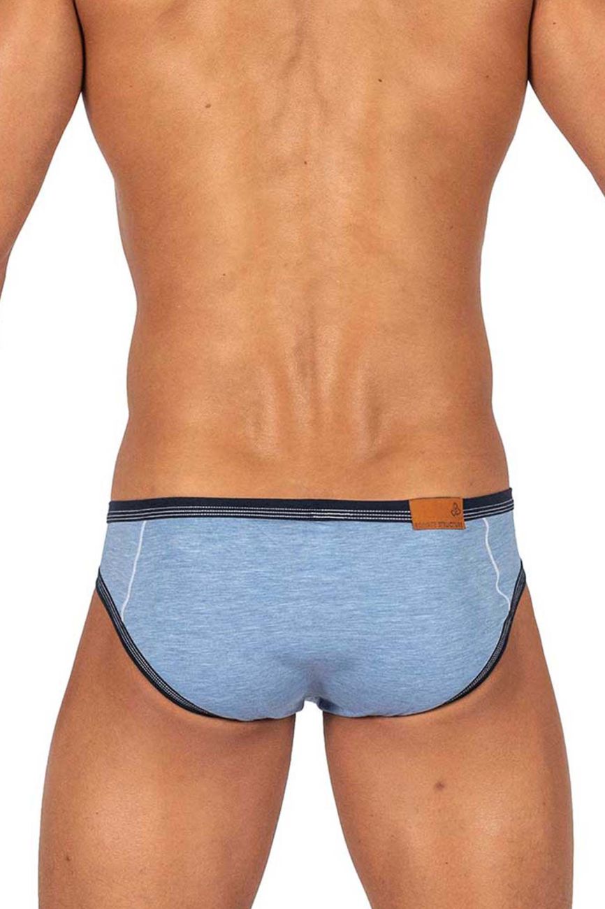 Private Structure Men's Underwear LCUT4358 Barn Boy Low Rise Mini Brief Color Denim