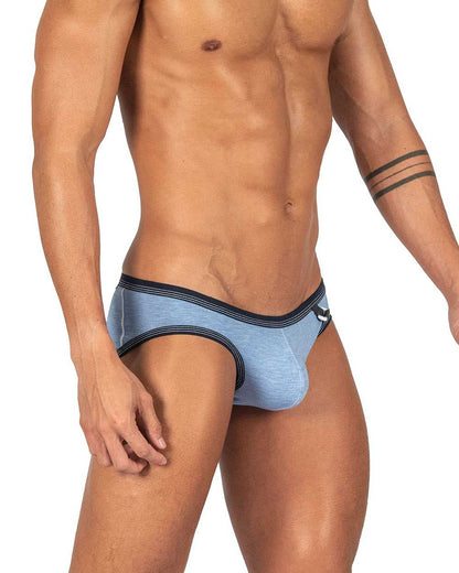 Private Structure Men's Underwear LCUT4358 Barn Boy Low Rise Mini Brief Color Denim