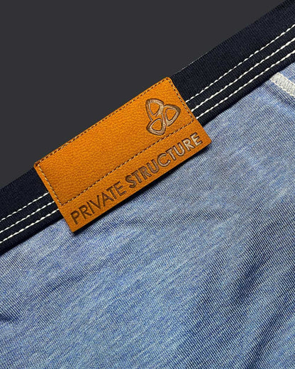 Private Structure Men's Underwear LCUT4358 Barn Boy Low Rise Mini Brief Color Denim