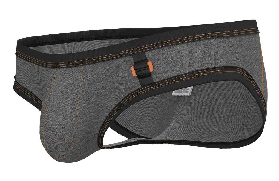 Private Structure Barn Boy Low Rise Mini Brief - Stone Gray